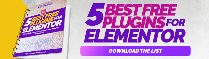 The 5 Best FREE Plugins for Elementor